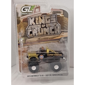 Greenlight 1:64 Chevrolet K-10 Monster Truck 1971 Gulf Oil Super Special